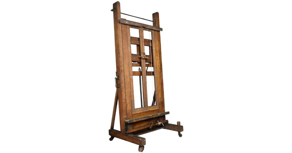 Artist's Studio Easel Base That is 42 Inches high