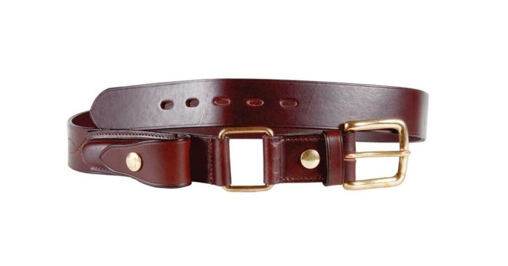 Belt Buckle Plus Leather Section that is 6 Inches