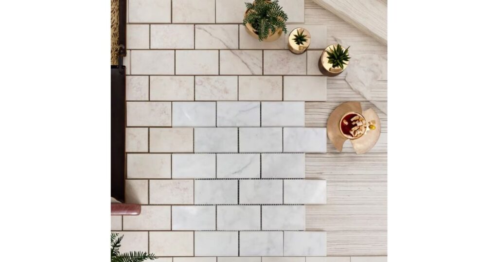 Decorative Subway Tile that is 6 Inches long in length