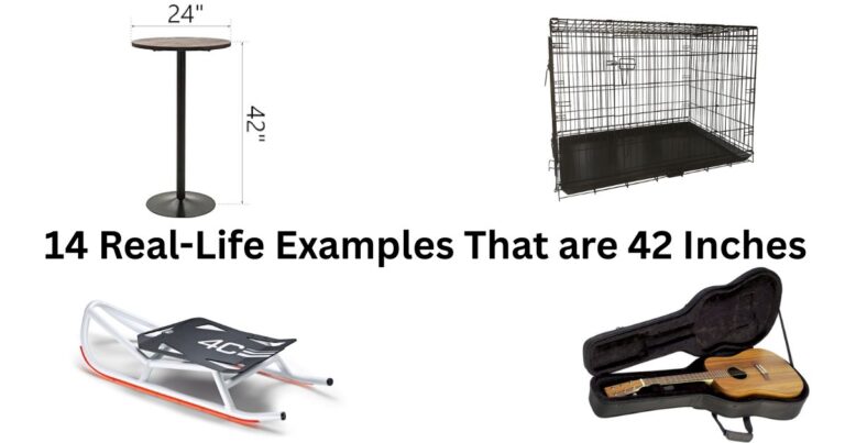 How Tall Is 42 Inches? (With 14 Real-Life Examples)