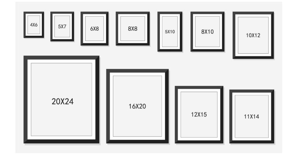 Picture Frame Height that is 6 Inches long