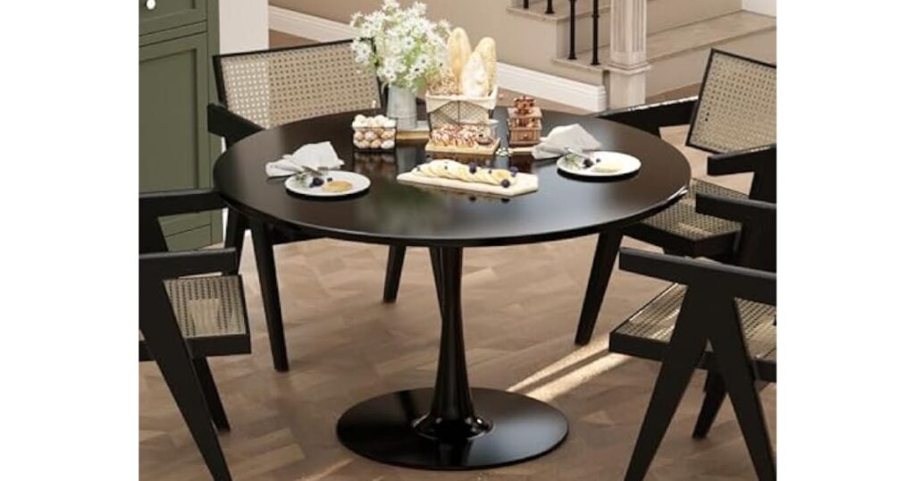 Round Dining Table for Four that is 42 Inches