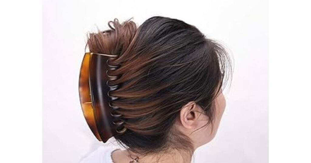 Large Hair Clip Width that is 6 Inches long