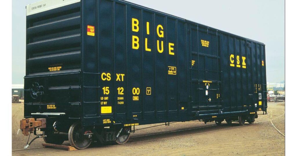 Large Railroad Boxcar That Are 50 Feet Long