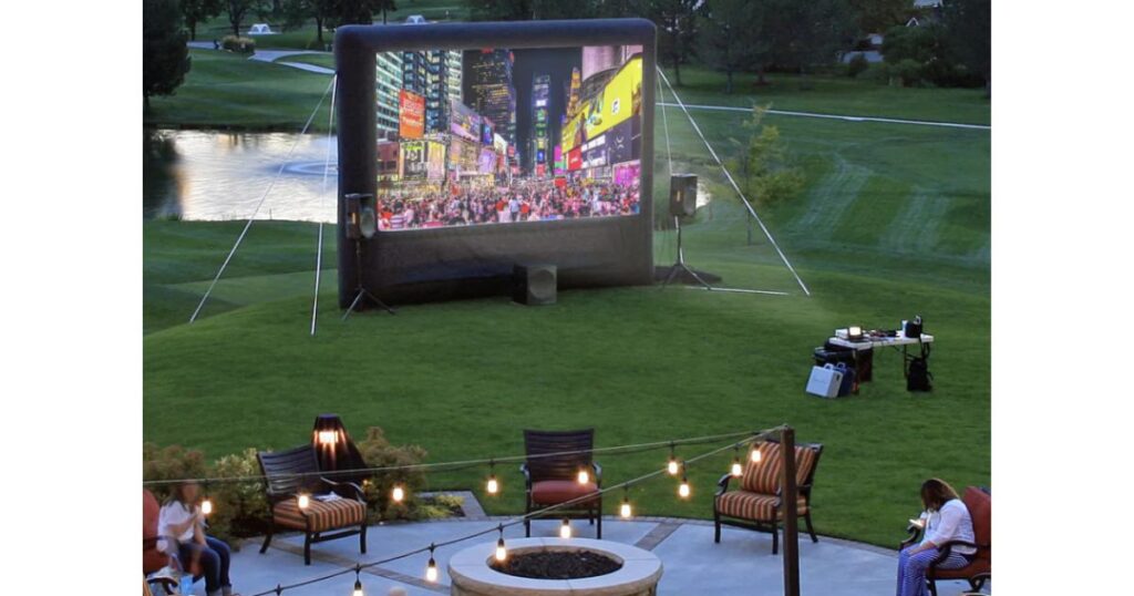 Outdoor Movie Screen That Are 50 Feet Long