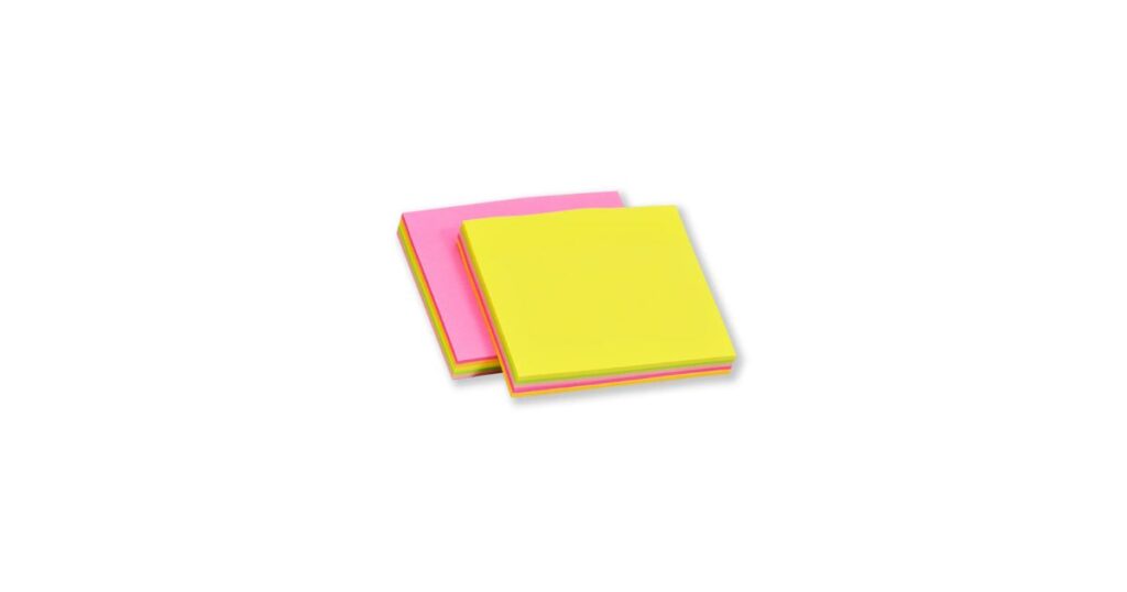 Standard Sticky Note that is 3 Inches