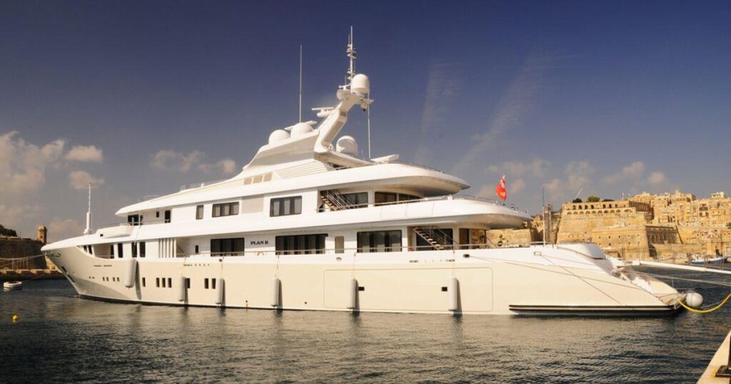 The Length of a Luxury Motor Yacht (Specific Model) that is 100 Feet Long