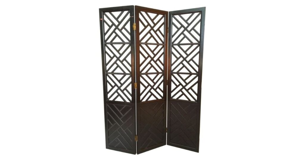 Three-Panel Room Divider That is 65 Inches 