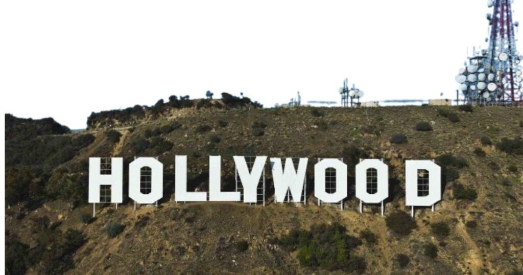 Twice the Hollywood Sign that is 100 Feet Long