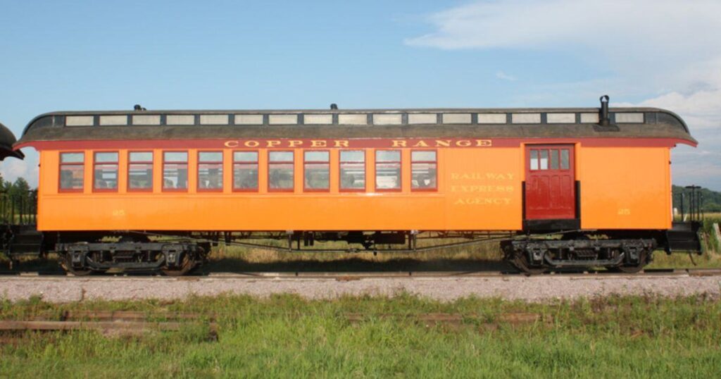 Two Railroad Cars that is 100 Feet Long