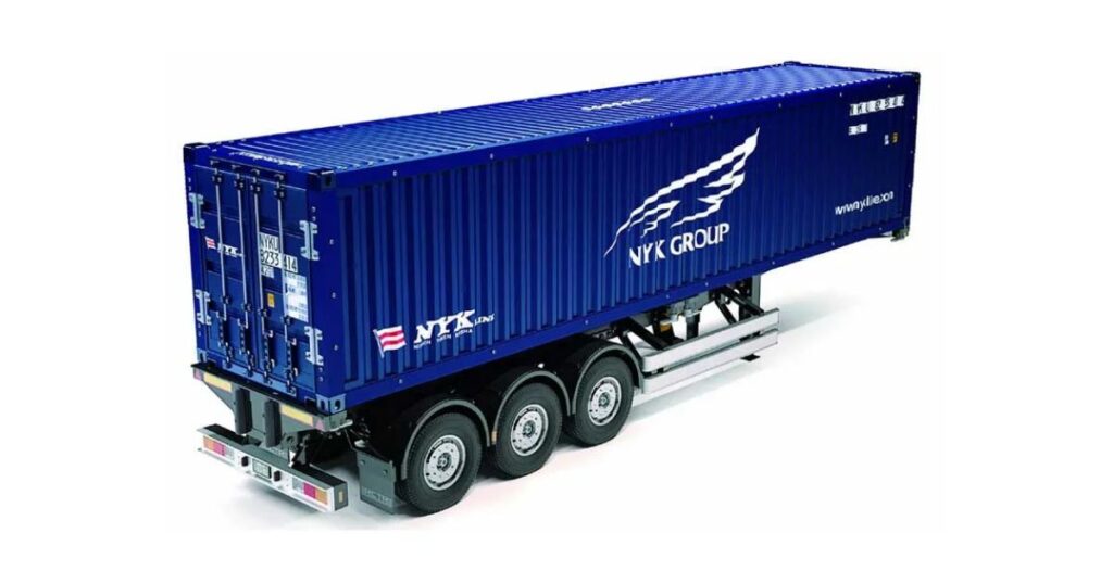 Two Semi-Trailers End to End that is 100 Feet Long