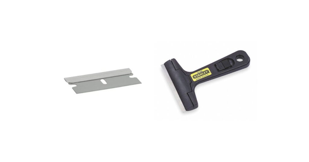 Window Scraper Blade that is 4 Inches