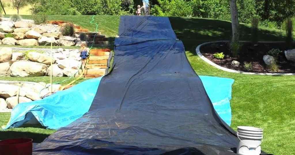 30-feet large backyard Slip 'N Slide