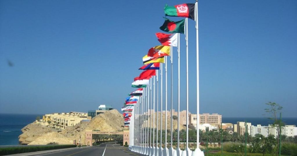 30-foot commercial flagpole