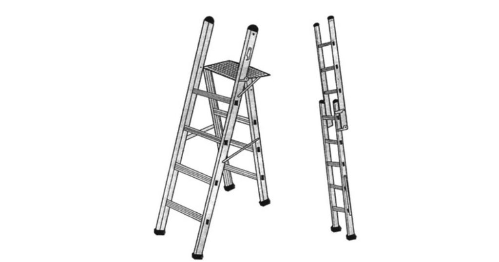 30 standard ten-foot extension ladders with a total length of 300 feet
