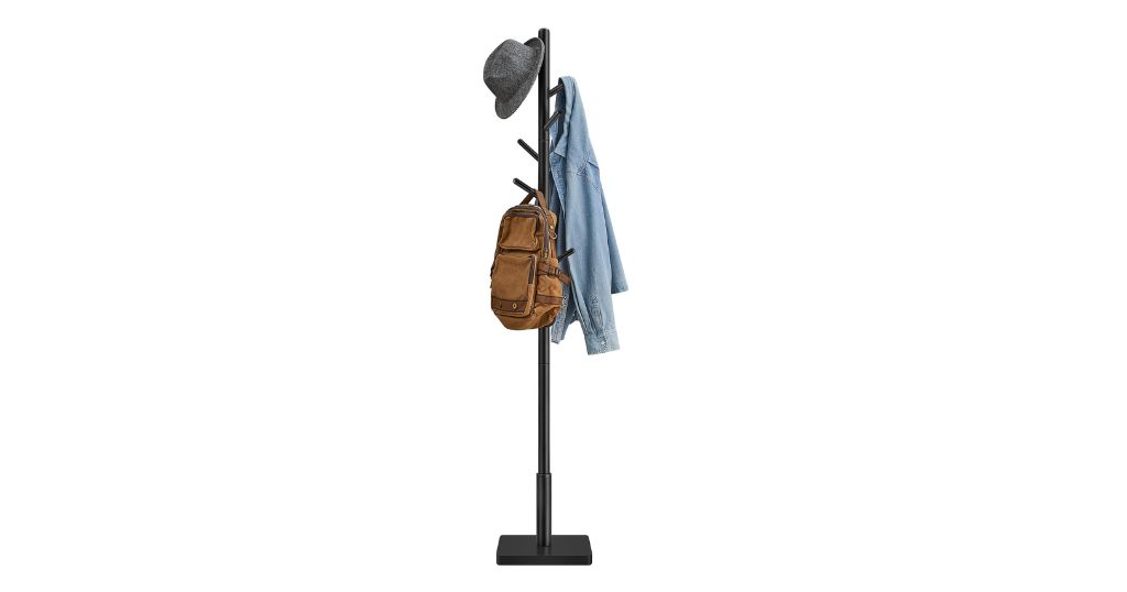 70-inch tall standing coat rack