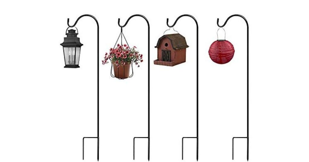 Garden shepherd's hooks, 72 inches tall