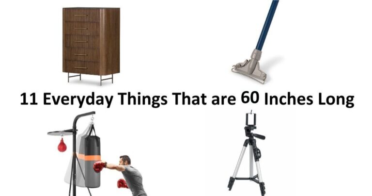 How Tall Is 60 Inches? 11 Common Things That Are 60 Inches Tall