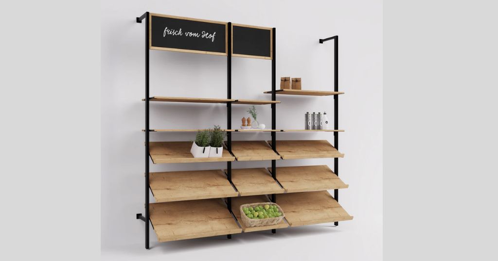 Modular Retail Shelving that is 54 inches tall