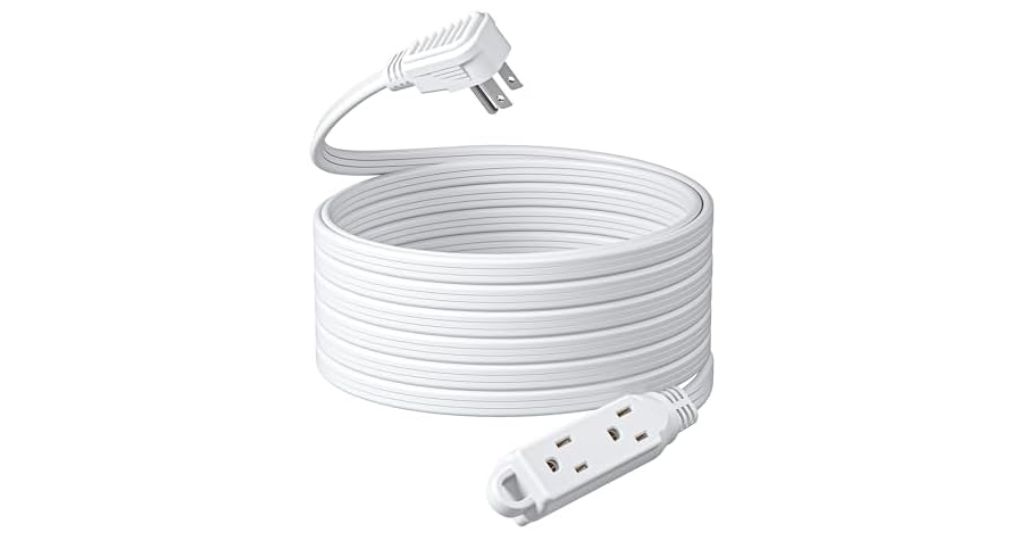 Three-Outlet Extension Cord that is 30 feet long