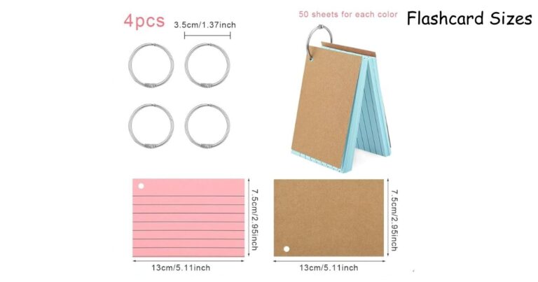 Flashcard Sizes: The Practical Guide Nobody Actually Writes
