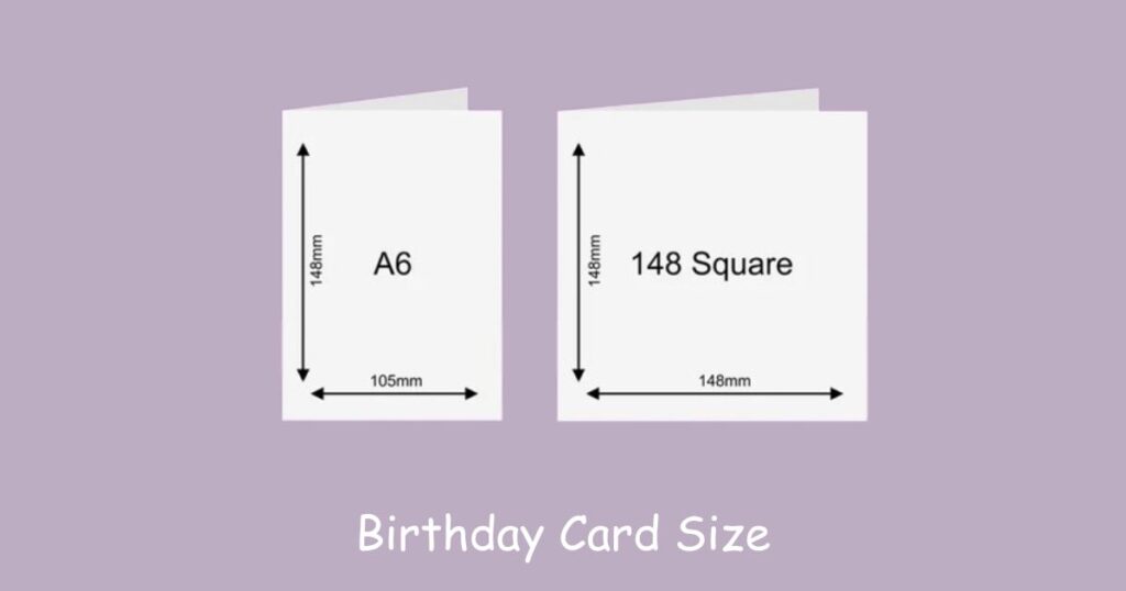 birthday card size: US Sizes vs. How the Rest of the World Does It