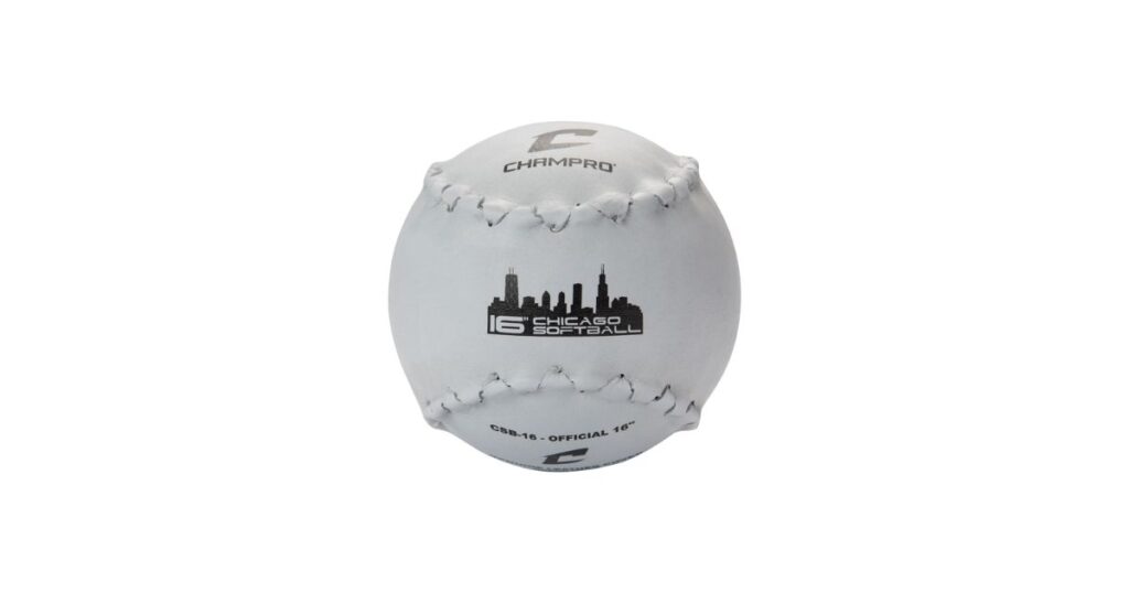 Chicago-Style Softball That measure 16 Inches