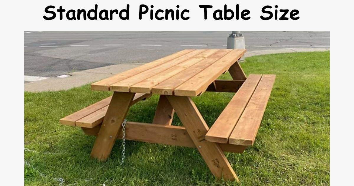 Standard Picnic Table Size: Feet, Inches, cm & Meters Explained