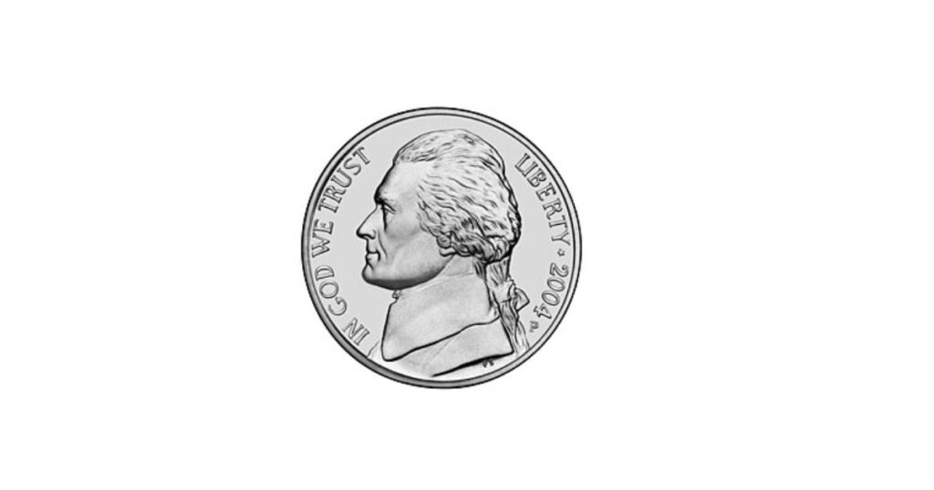 Three Stacked US Nickels Is 6mm